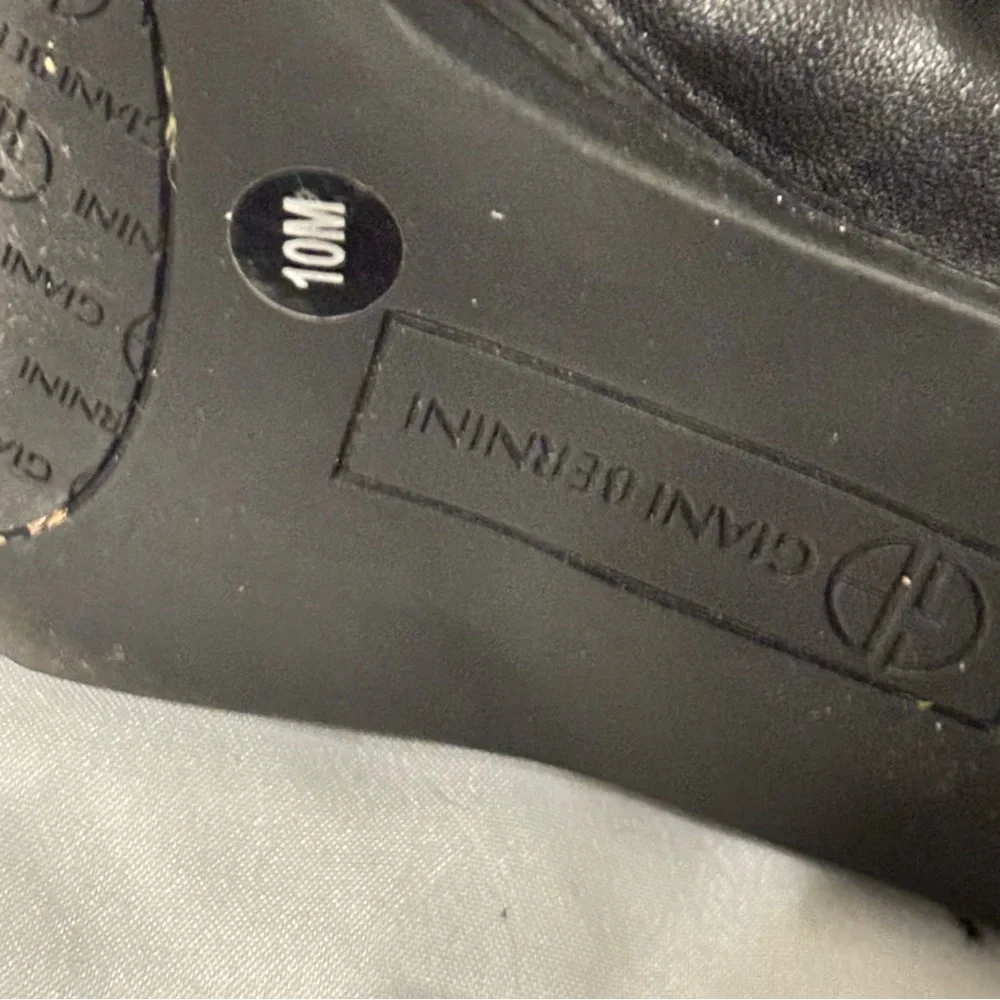 Giani Bini Women's Black Leather Rozario Memory Foam Dress Boots Size 10 - Picture 7 of 8